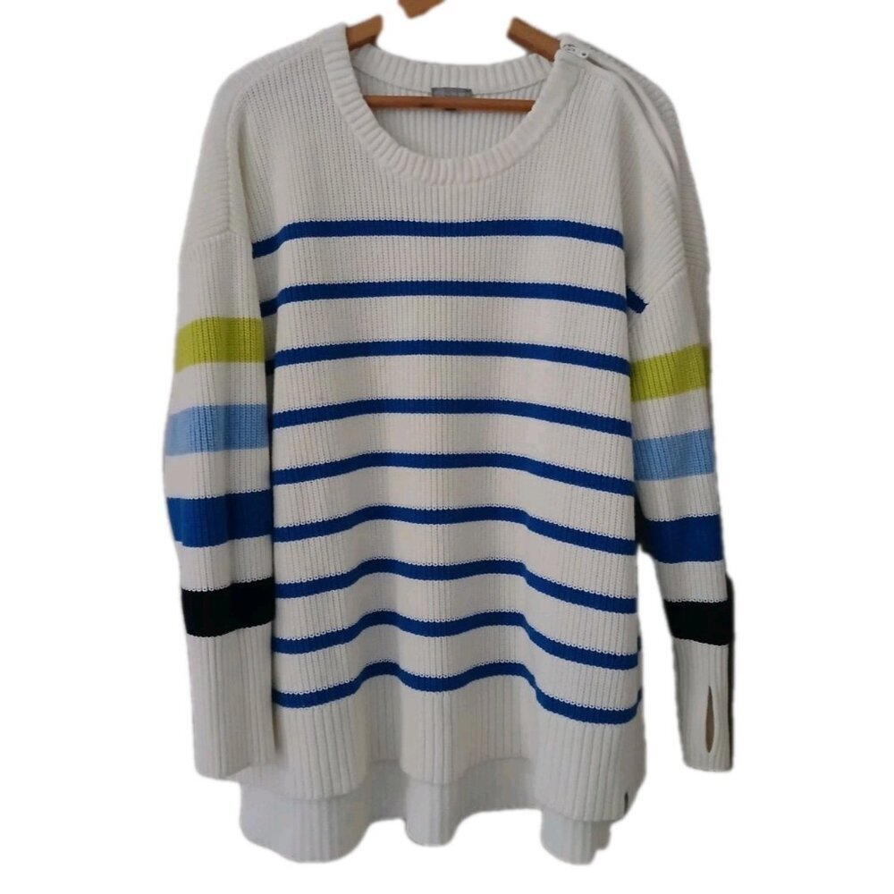 T By Talbots Multi Stripe Sweater